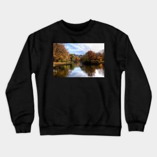 Boston Public Garden Autumn Trees Boston MA Crewneck Sweatshirt